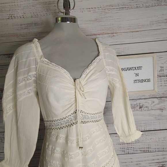 Free People Sweethearts boho dress size 6 - Picture 3 of 16